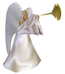 Trumpeting Noel Angel