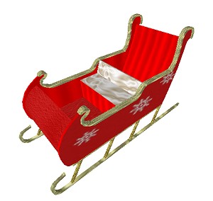 Sleigh Seat is adjustable using create picture command with different textures!